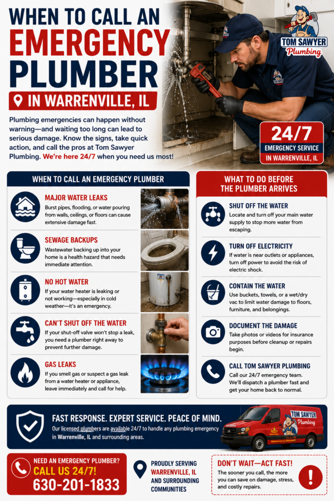 emergency plumber Warrenville IL
